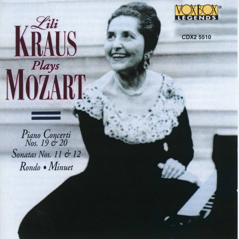 the album cover for Vienna Pro Musica Orchestra - Lili Kraus Plays Mozart