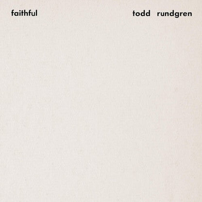 Todd Rundgren - Faithful (2 LP Premium Sound/Gold/Gatefold Cover) Vinyl Record