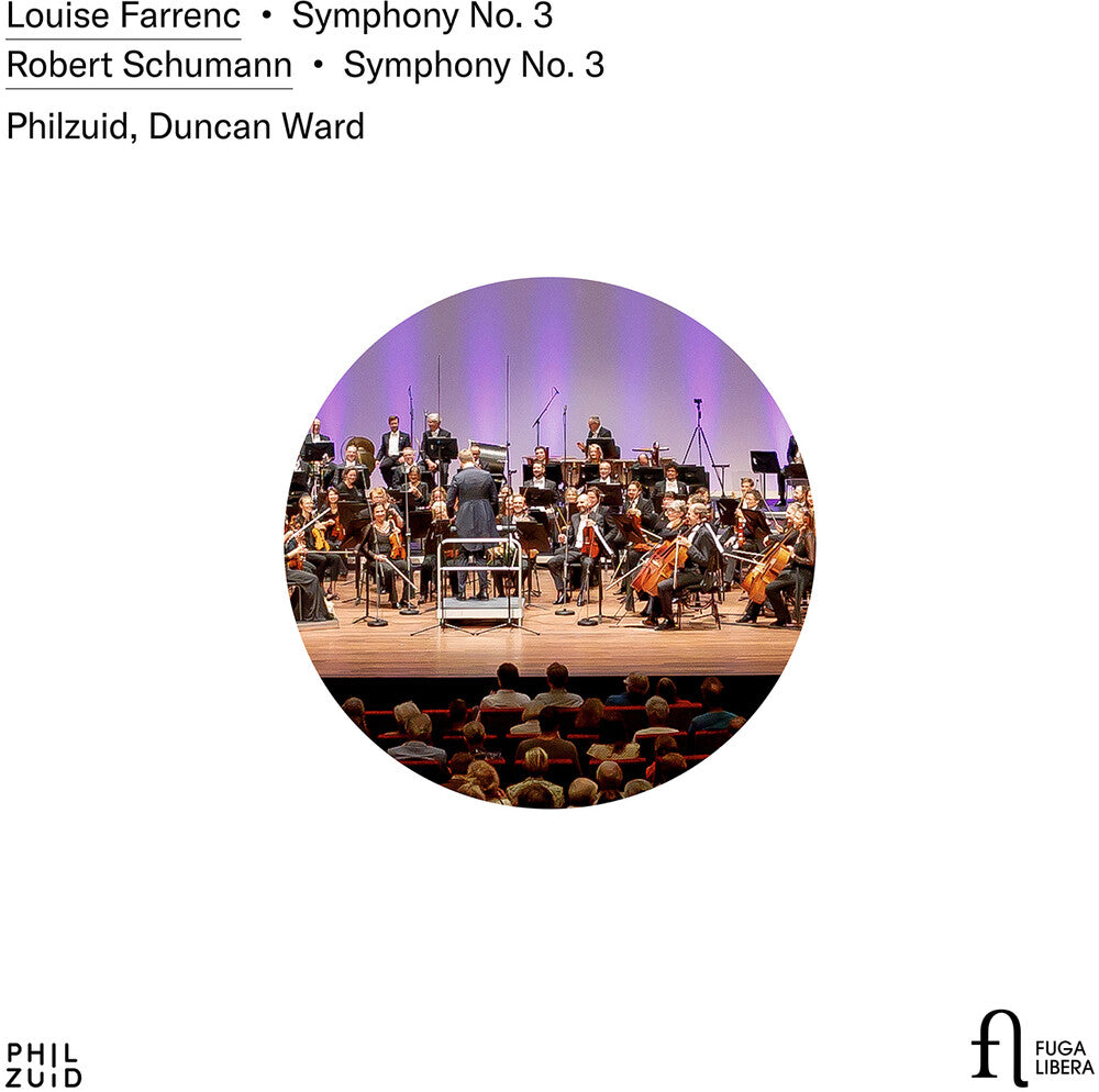 the album cover for Farrenc / Schumann / Ward - Symphony No. 3 Schumann: Symphony No. 3