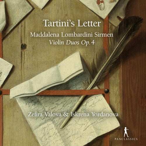 Sirmen / Yordanova / Valova - Tartini's Letter - Violin Duos Op. 4 - Music CD