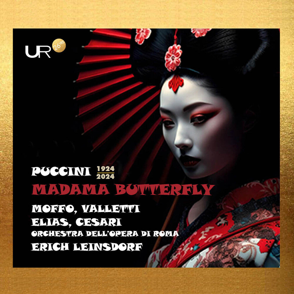the album cover for Puccini / Moffo / Leinsdorf - Madama Butterfly