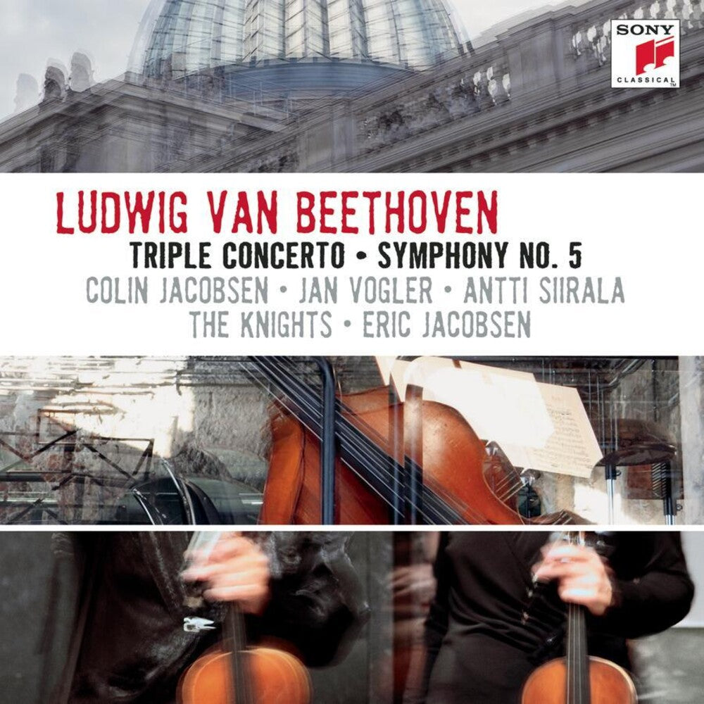 the album cover for Beethoven / Vogler / Knights - Symphony No 5 / Triple Cto