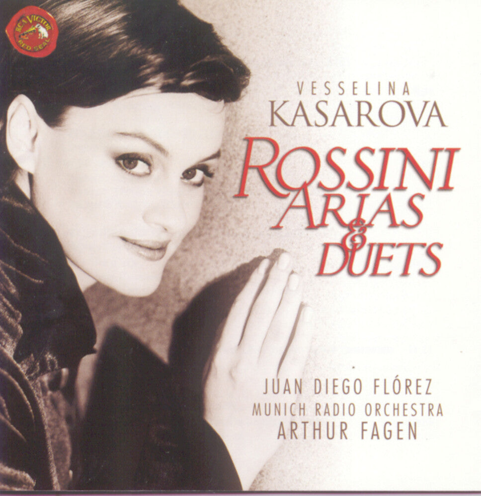 the album cover for VESSELINA KASAROVA - Rossini Arias & Duets