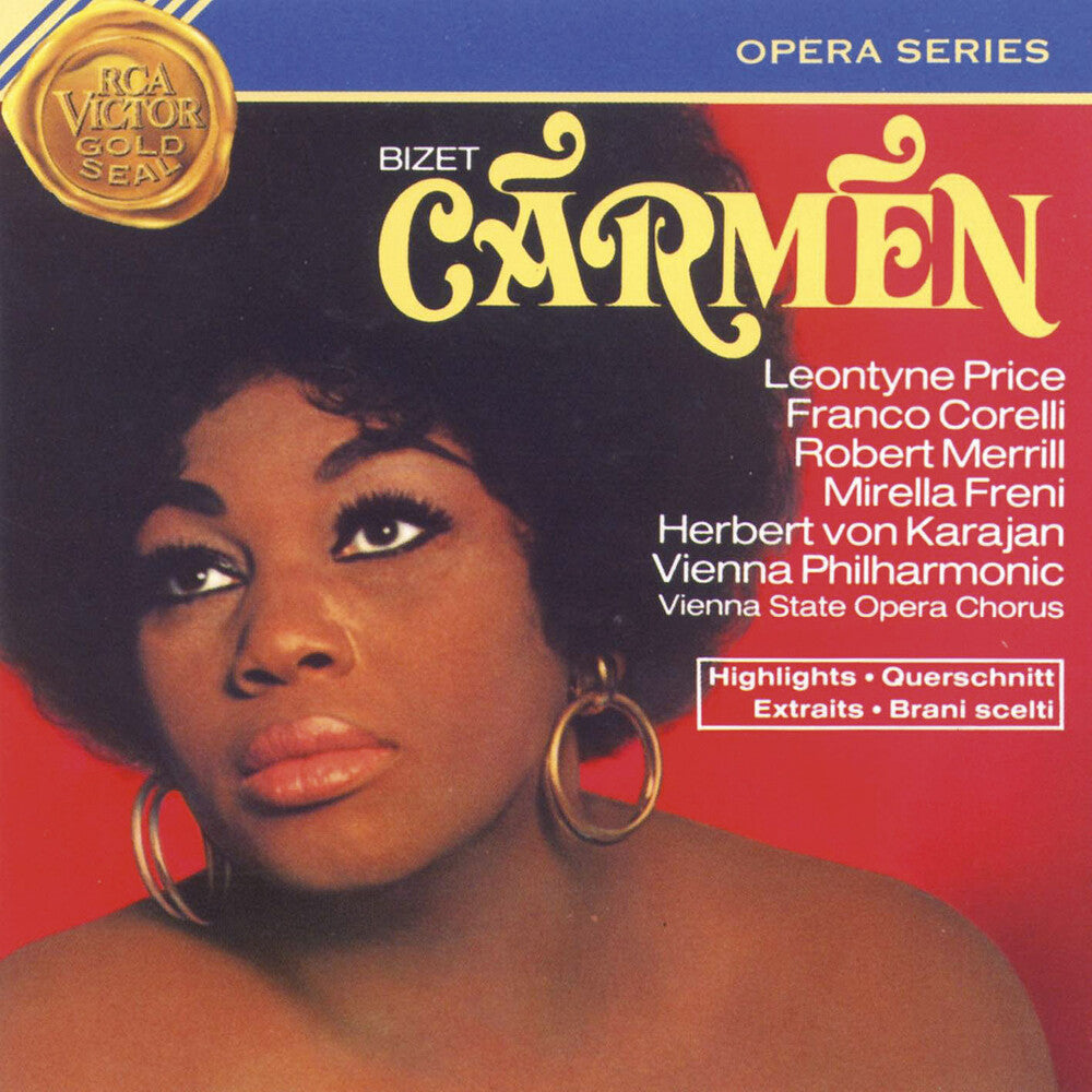 the album cover for Herbert von Karajan - Carmen [Highlights]