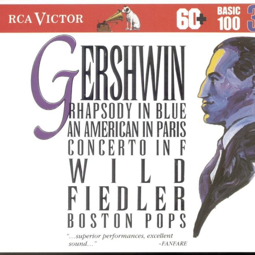 the album cover for Arthur Fiedler - Rhapsody In Blue / American In Paris