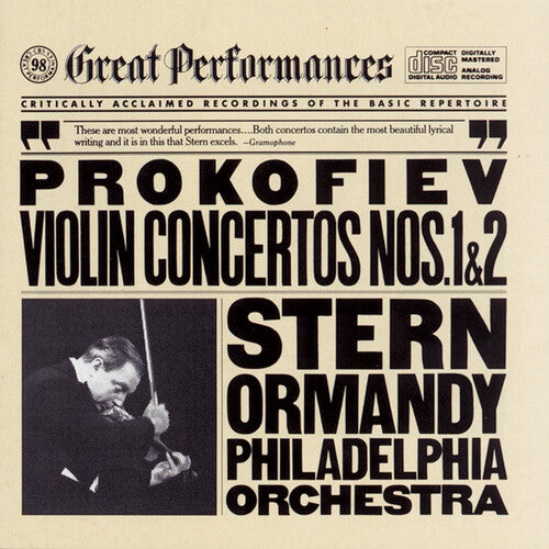 Prokofiev / Stern / Ormandy / Phl - Violin Concerti 1 & 2 - Music CD