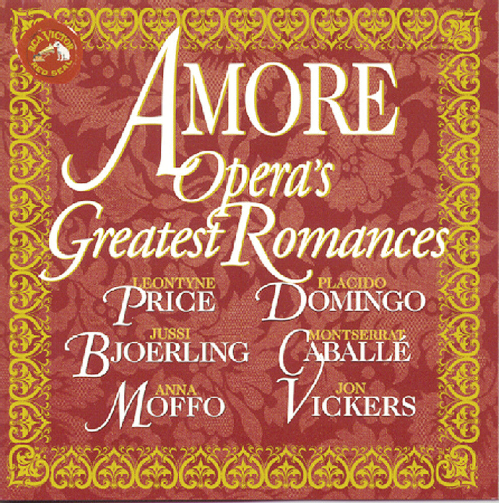 the album cover for Amore-Opera's Greatest Romance - Amore: Opera's Greatest Romances / Various