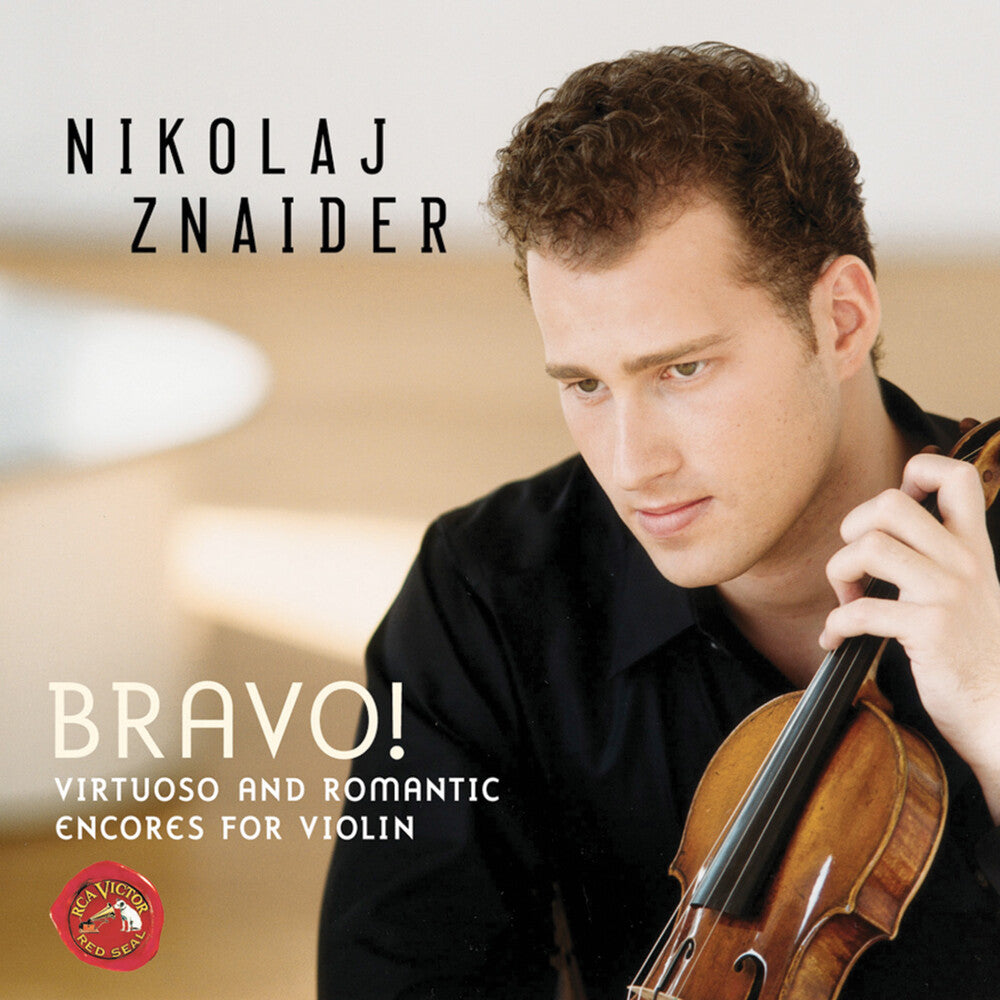 the album cover for Nikolaj Znaider - Bravo Virtuoso & Romantic Encores For Violin