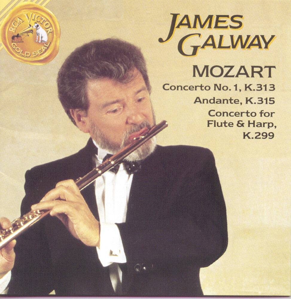 the album cover for W.A. Mozart - Flute Concerti