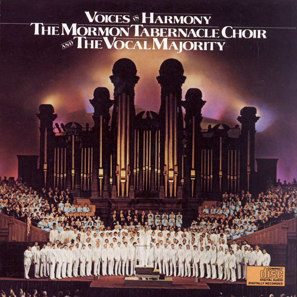 the album cover for Mormon Tabernacle Choir - Voices In Harmony
