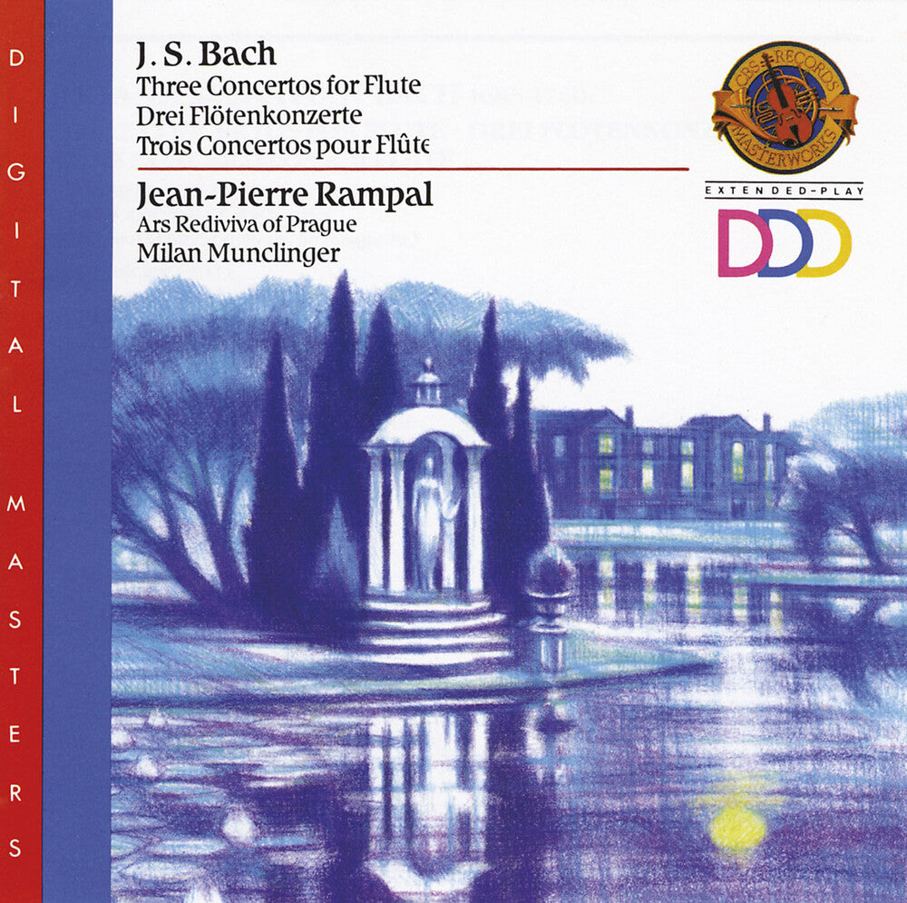 the album cover for Jean-Pierre Rampal - Flute Concerti / Sinfonia