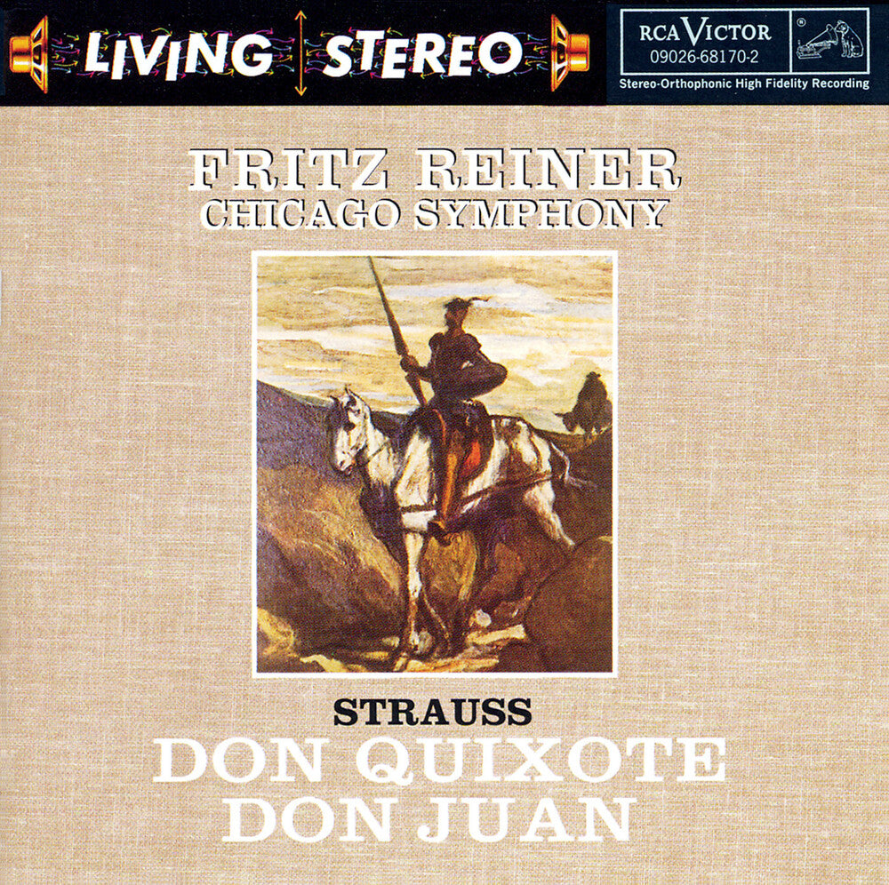 the album cover for Strauss, R. / Reiner / Cso - Don Quixote / Don Juan / Dance Of The Seven Veils