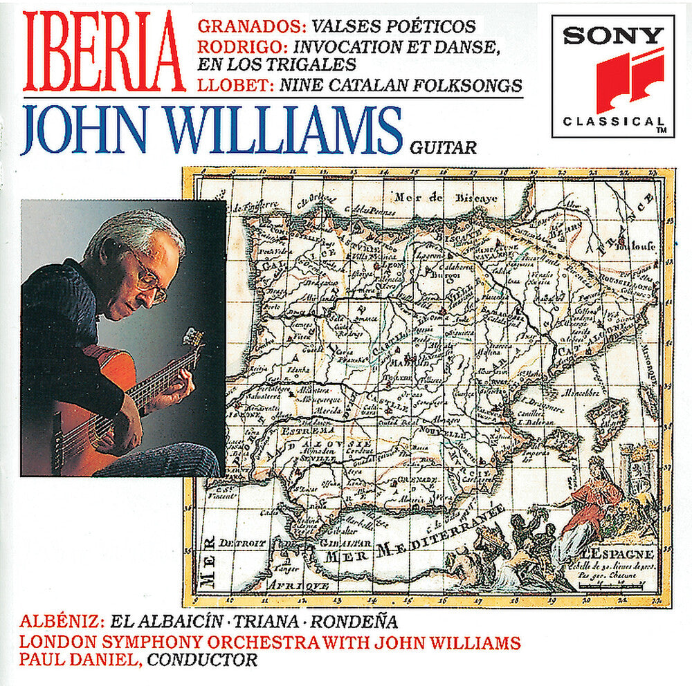 the album cover for John Williams - Iberia