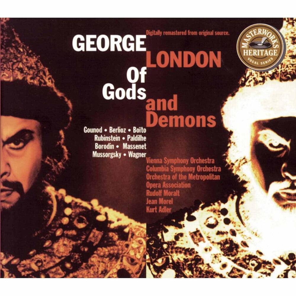 the album cover for GEORGE LONDON - London: Of Gods & Demons