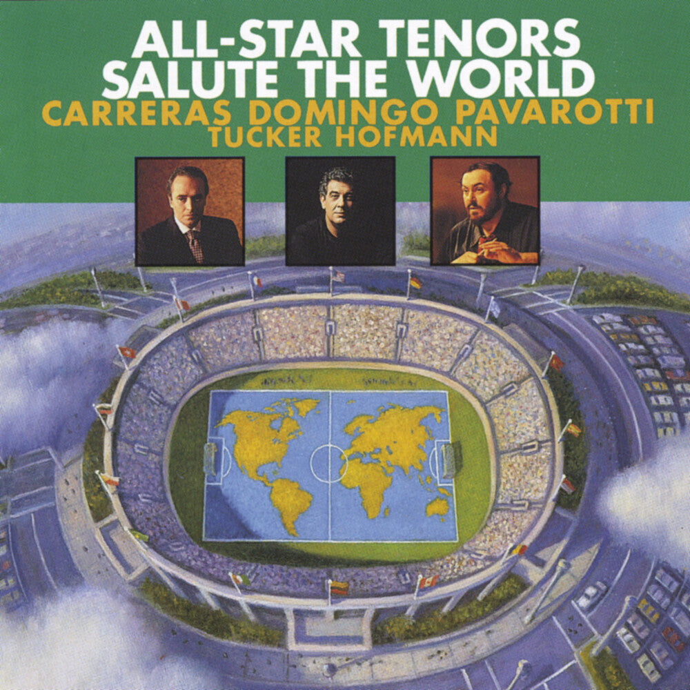 the album cover for Vocals Jose Carreras - All Star Tenors Salute The World / Various