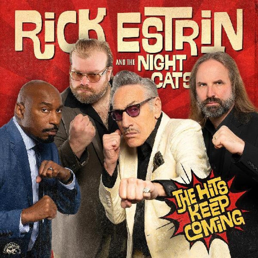 Rick Estrin  & The Nightcats - Hits Keep Coming [Clear Vinyl] (Red) Vinyl Record