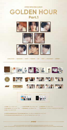 ATEEZ - GOLDEN HOUR : Part.1 (Digipak) Music CD