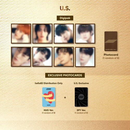 ATEEZ - GOLDEN HOUR : Part.1 (Digipak) Music CD