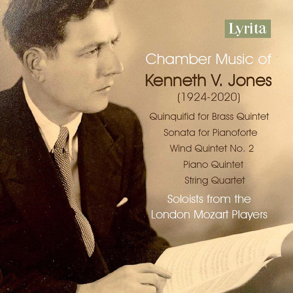 the album cover for Kenneth Jones  V. - Chamber Music