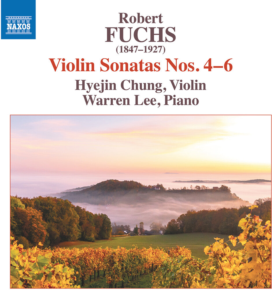 the album cover for Fuchs / Chung / Lee - Violin Sonatas Nos. 4-6