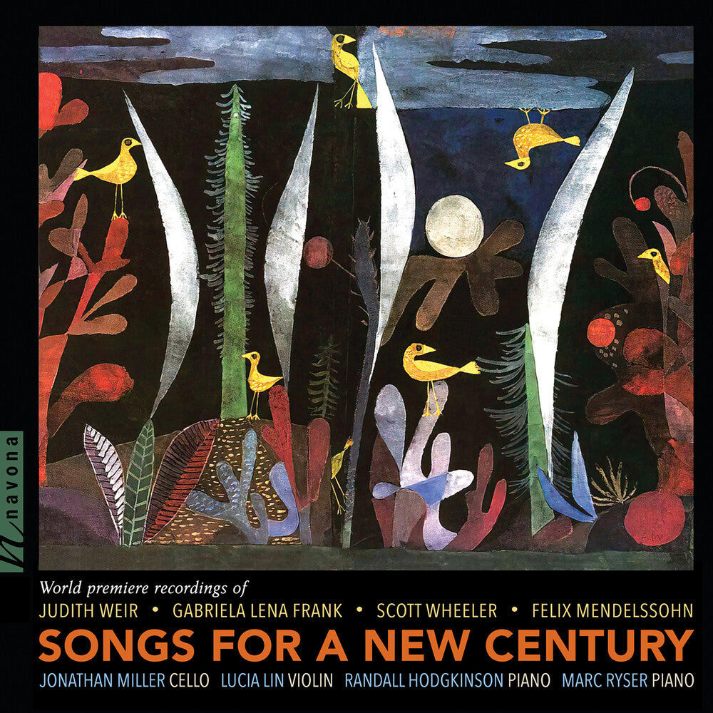 the album cover for Hodgkinson / Mendelssohn / Miller - Songs For A New Century
