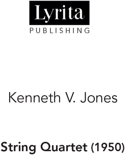 Jones,kenneth V. - String Quartet - Special Products