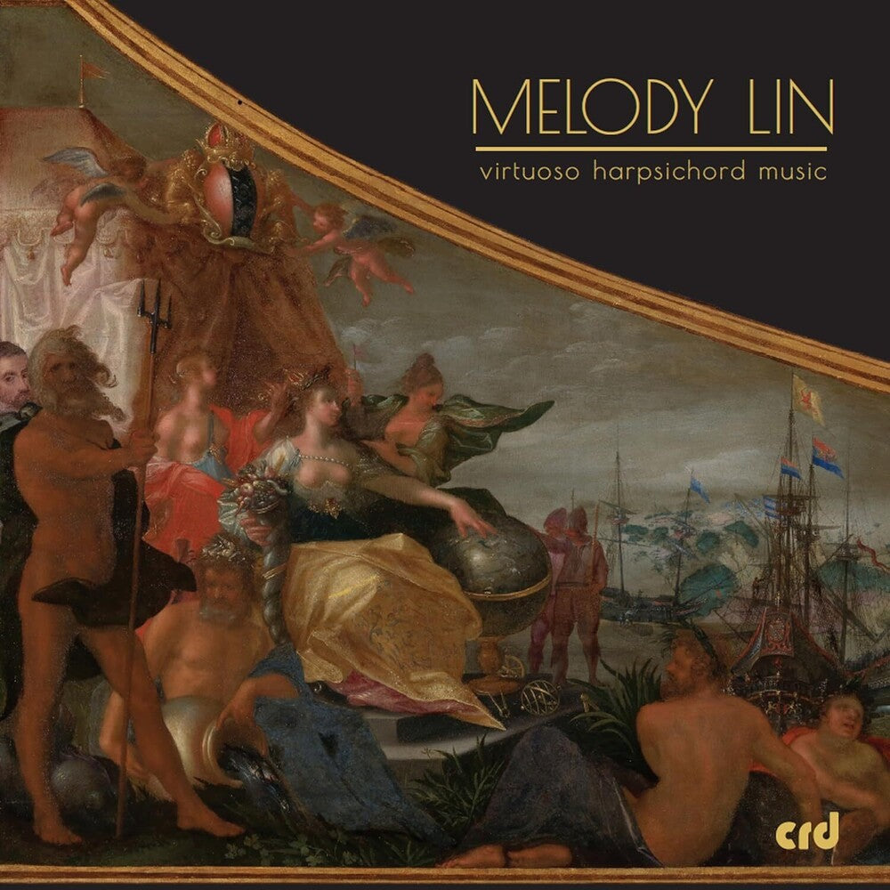 the album cover for Melody Lin - Virtuoso Harpsichord Music