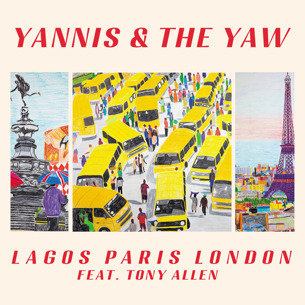 Yannis & The Yaw feat. Tony Allen - Lagos Paris London [LP] Vinyl Record