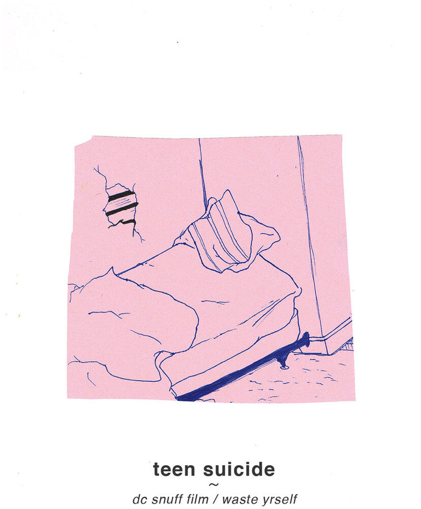 Teen Suicide - Dc Snuff Film / Waste Yrself [Colored Vinyl] (Pnk) Vinyl Record