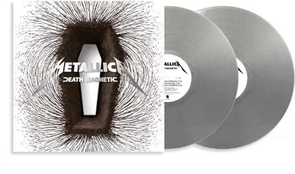 Death Magnetic - 'magnetic Silver' Colored Vinyl [LP] Vinyl Record