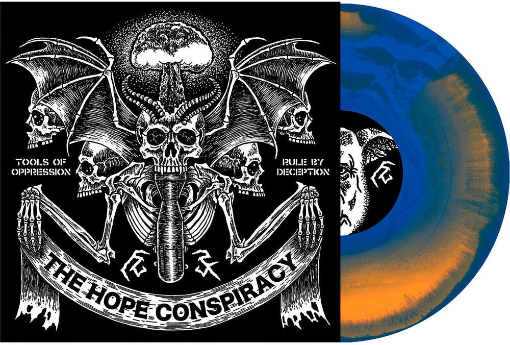 Hope Conspiracy - Tools Of Oppression / Rule By Deception [Indie Exclusive Orange / Blue Mix LP] Vinyl Record