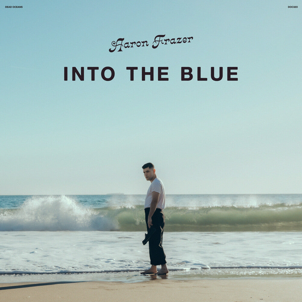 the album cover for Aaron Frazer - Into The Blue