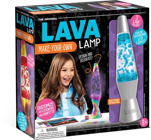 Lava Lamp Make Your Own Light Custom Colors - Collectibles