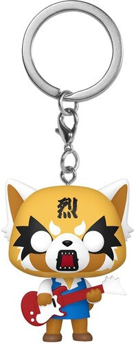 Keychain Sanrio Aggretsuko - Funko Keychain Sanrio Aggretsuko With Guitar - Collectibles