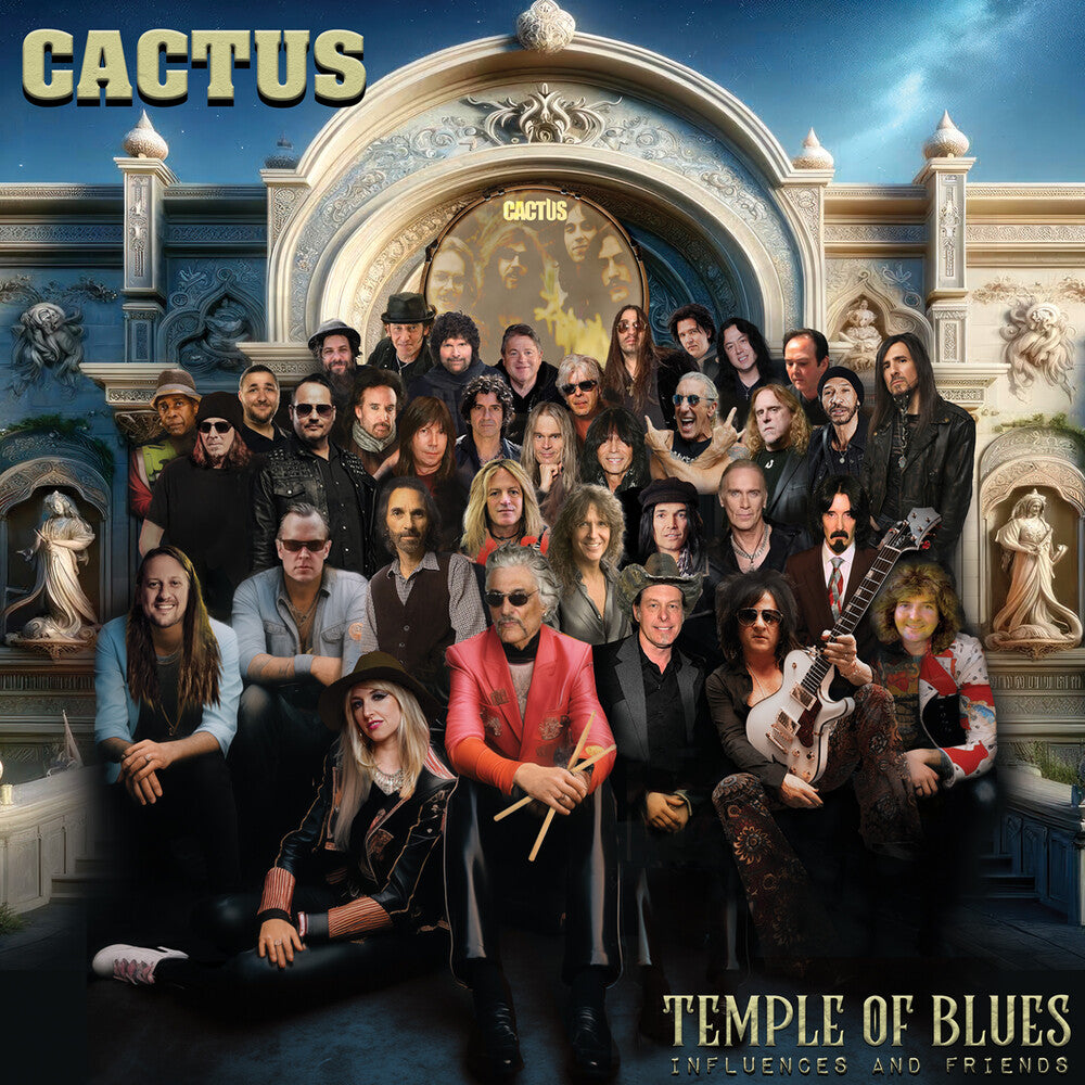 Cactus - Temple Of Blues [Colored Vinyl] (Red) [Reissue] Vinyl Record