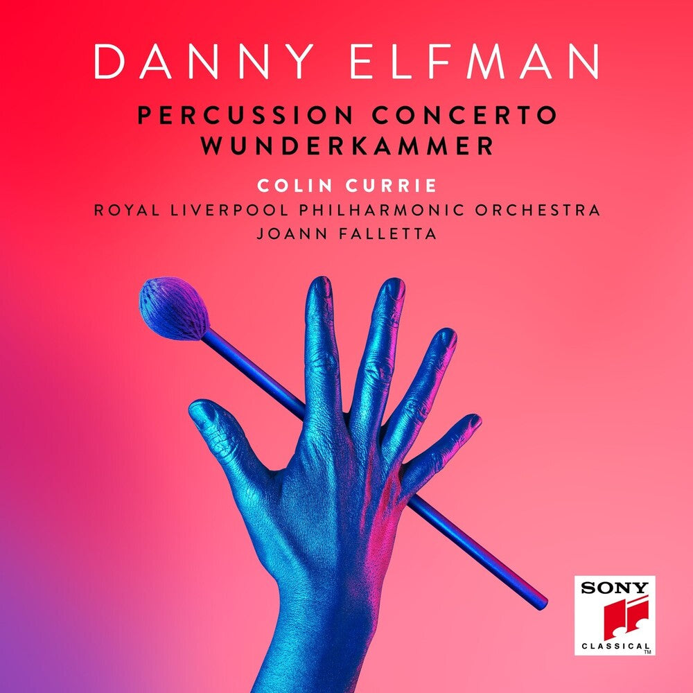 the album cover for Danny Elfman - Percussion Concerto & Wunderkammer [CD]