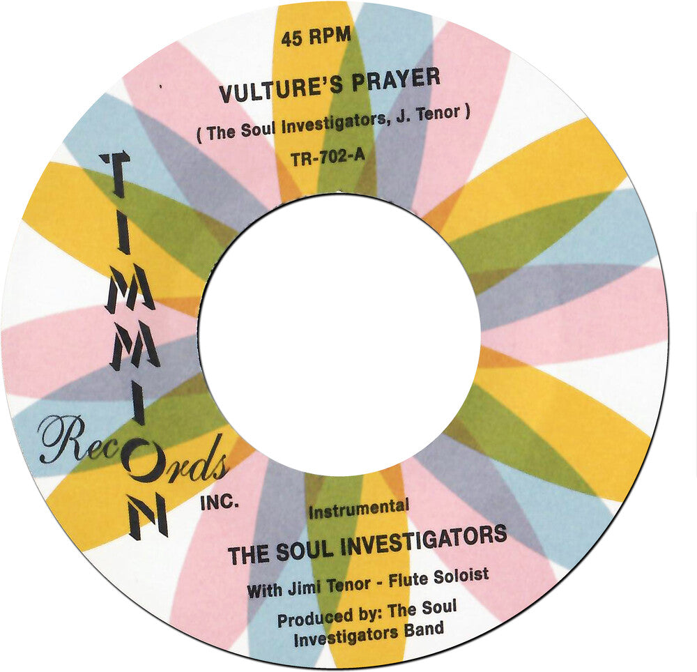 the album cover for Soul Investigators (Feat. Jimi Tenor) - Vulture's Prayer/Bad Viberations