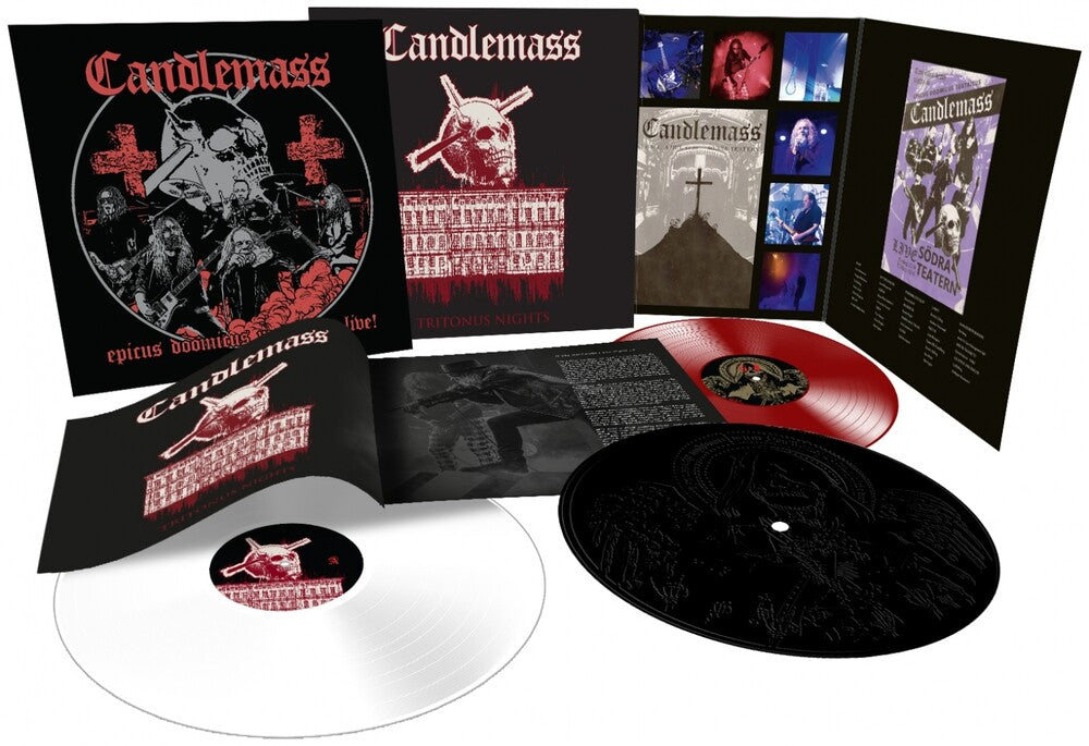 Candlemass - Tritonus Nights (Blk) (Box) [Colored Vinyl] (Red) (Wht) Vinyl Record
