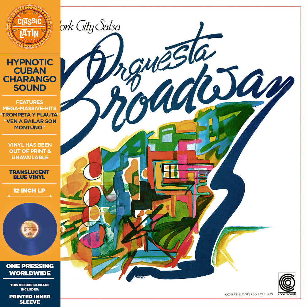 New York City Salsa (Blue) [Colored Vinyl] [Remastered] [Reissue] Vinyl Record