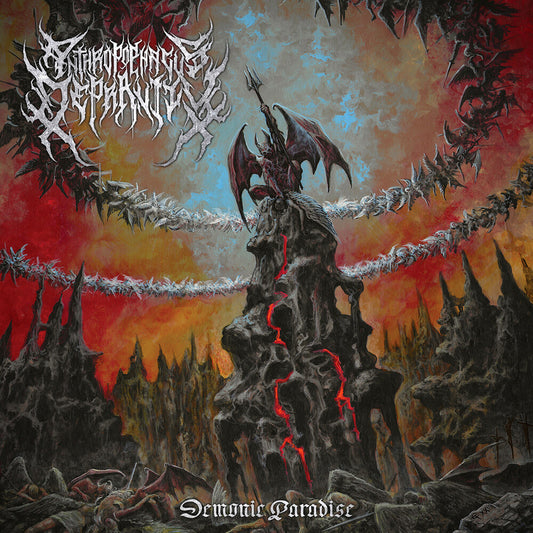 the album cover for Anthropophagus Depravity - Demonic Paradise