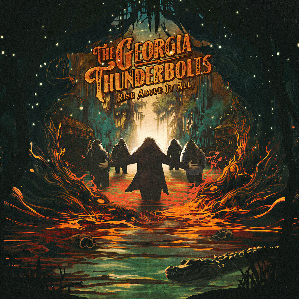 the album cover for Georgia Thunderbolts - Rise Above It All