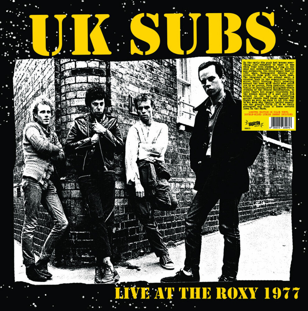 Uk Subs - Live At The Roxy [Colored Vinyl] (Ylw) (Uk) Vinyl Record