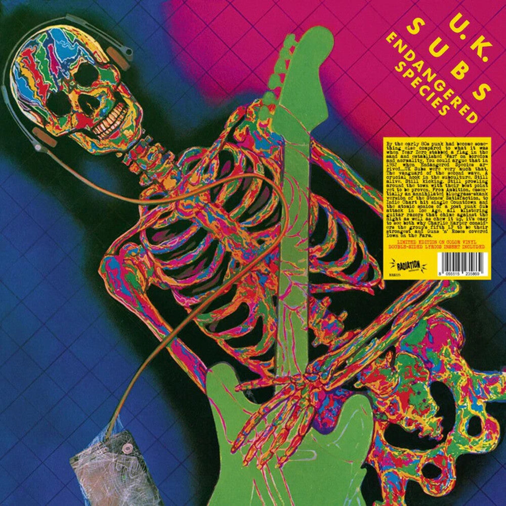 Uk Subs - Endangered Species [Colored Vinyl] (Pnk) (Uk) Vinyl Record