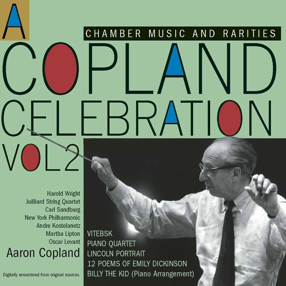 the album cover for A. COPLAND - Celebration-Vol. 2-Chbr Music