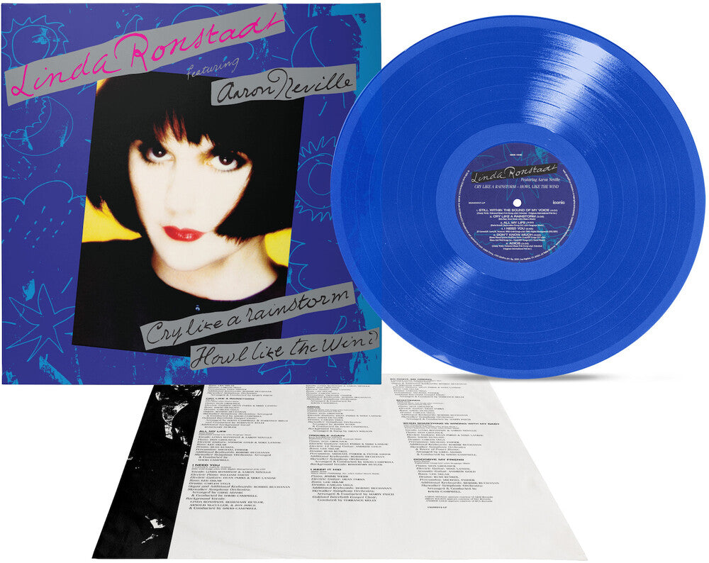 Linda Ronstadt - Cry Like A Rainstorm - Howl Like The Wind (Blue) [LP] Vinyl Record