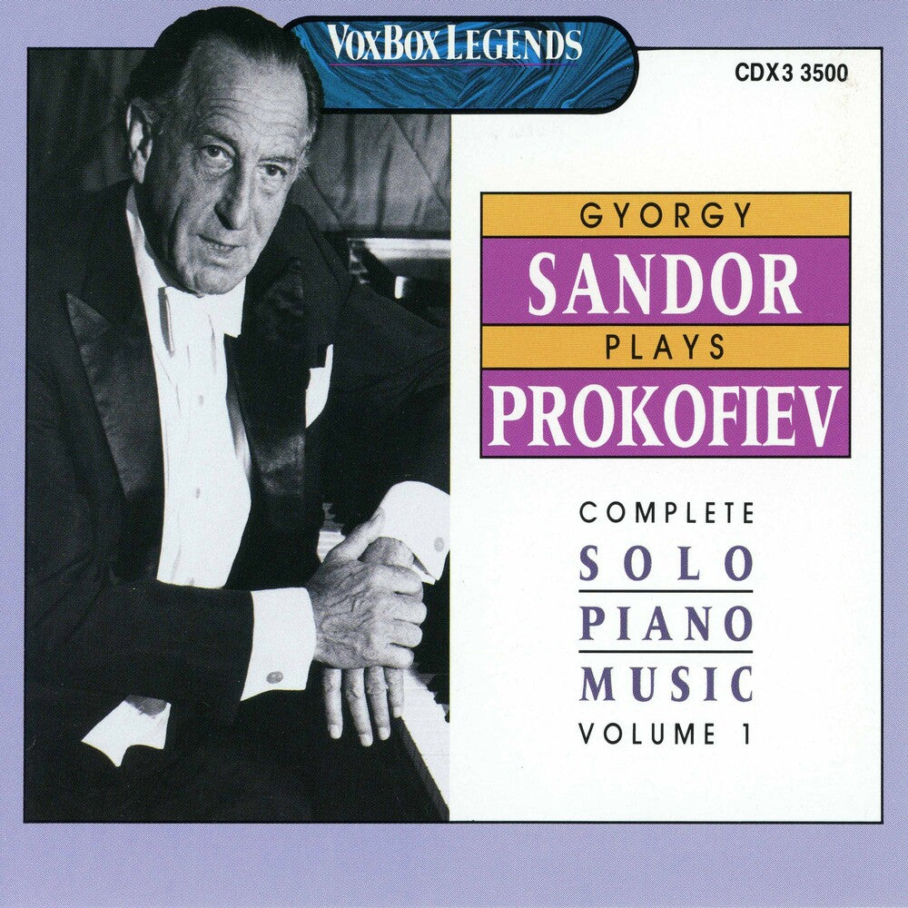 the album cover for GyÃ¶rgy SÃ¡ndor - Complete Solo Piano Music 1