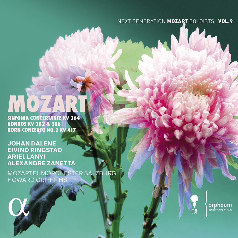 the album cover for Mozart / Dalene / Zanetta - Sinfonia Concertante, Kv 364 Rondos Kv 382 & 386