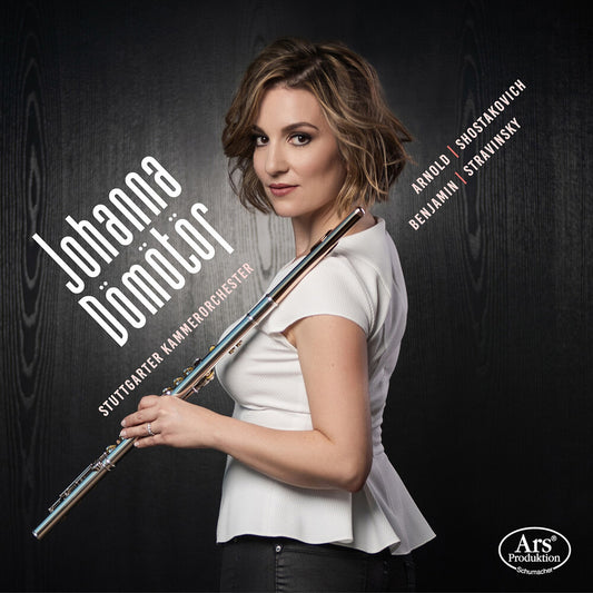 the album cover for Arnold / Benjamin / Coleman - Music For Flute & Strings