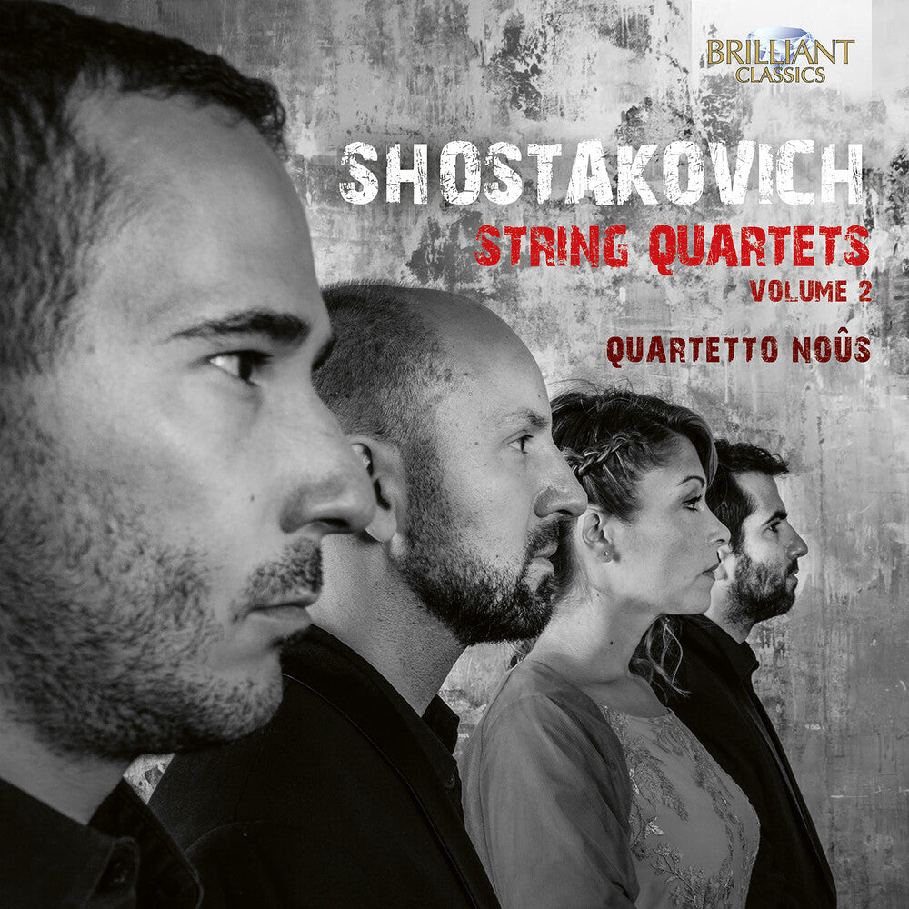 the album cover for Shostakovich / Quartetto Nous - String Quartets, Vol. 2