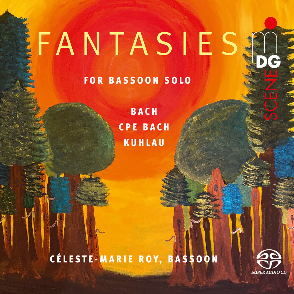 the album cover for J Bach .S. / Kuhlau / Roy - Fantasies For Bassoon Solo (Hybr)